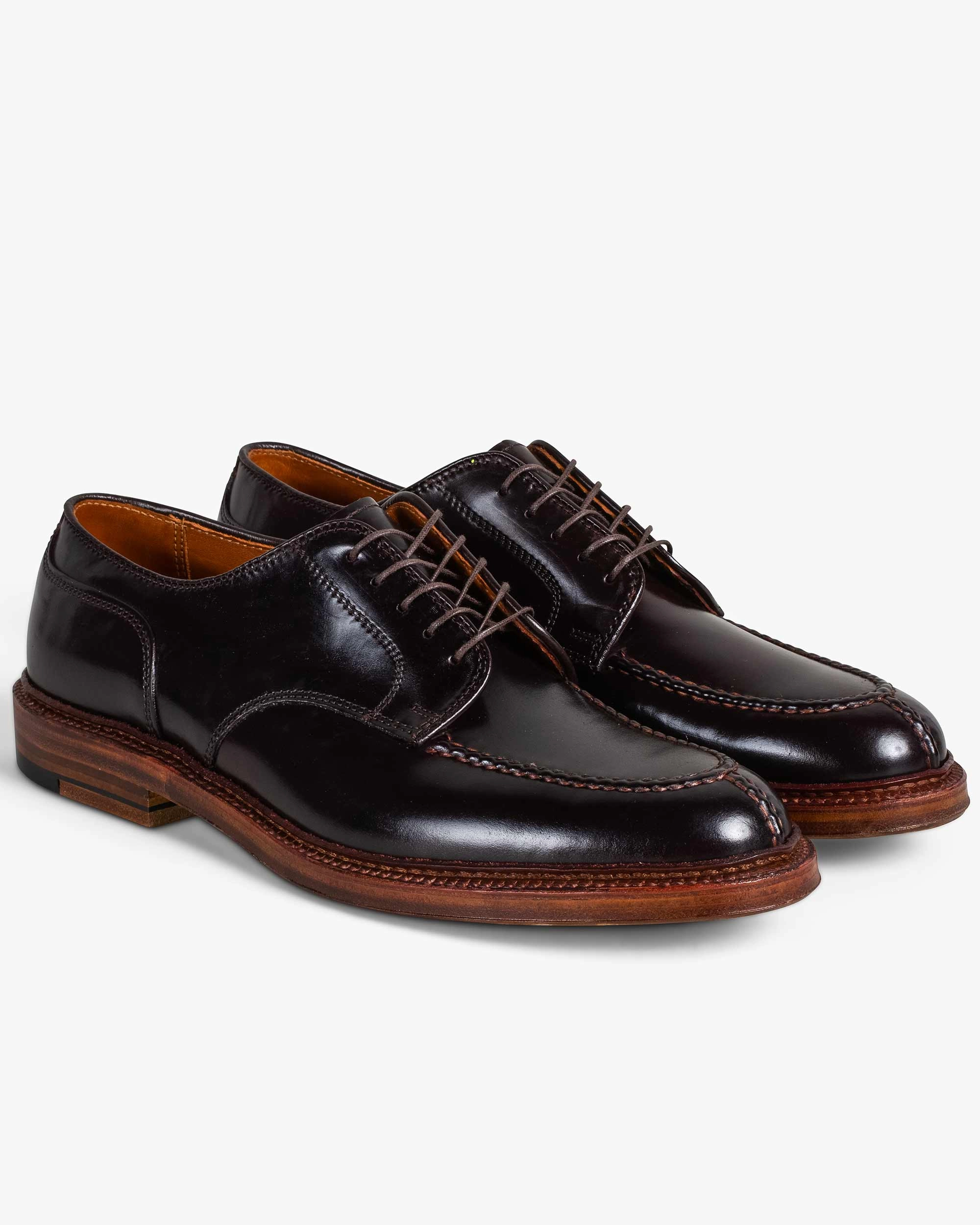 Elastic Sling Stable construction Alden Norwegian Split Toe Blucher Colour 8 Shell Cordovan G1601