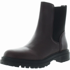 Womens Stretch Leather Ankle Boots Modern Comfort