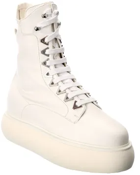 High-Quality Leather The Attico Selene Leather Boot