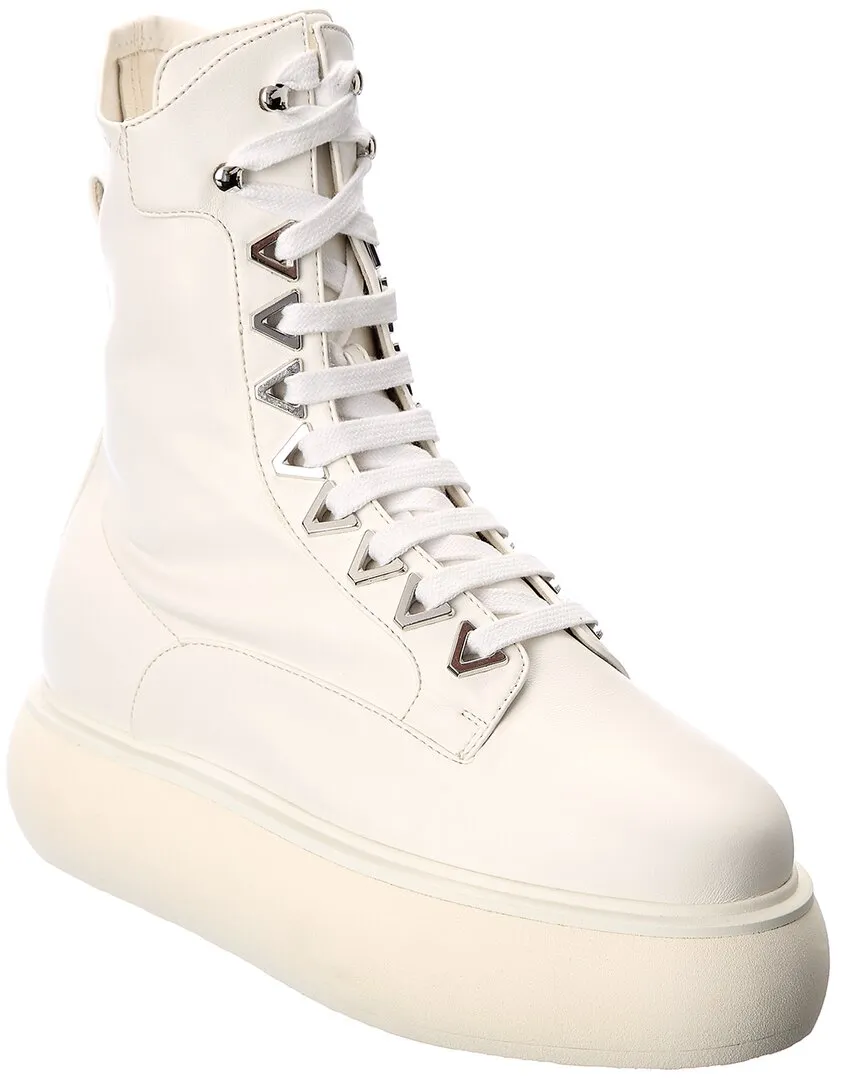High-Quality Leather The Attico Selene Leather Boot