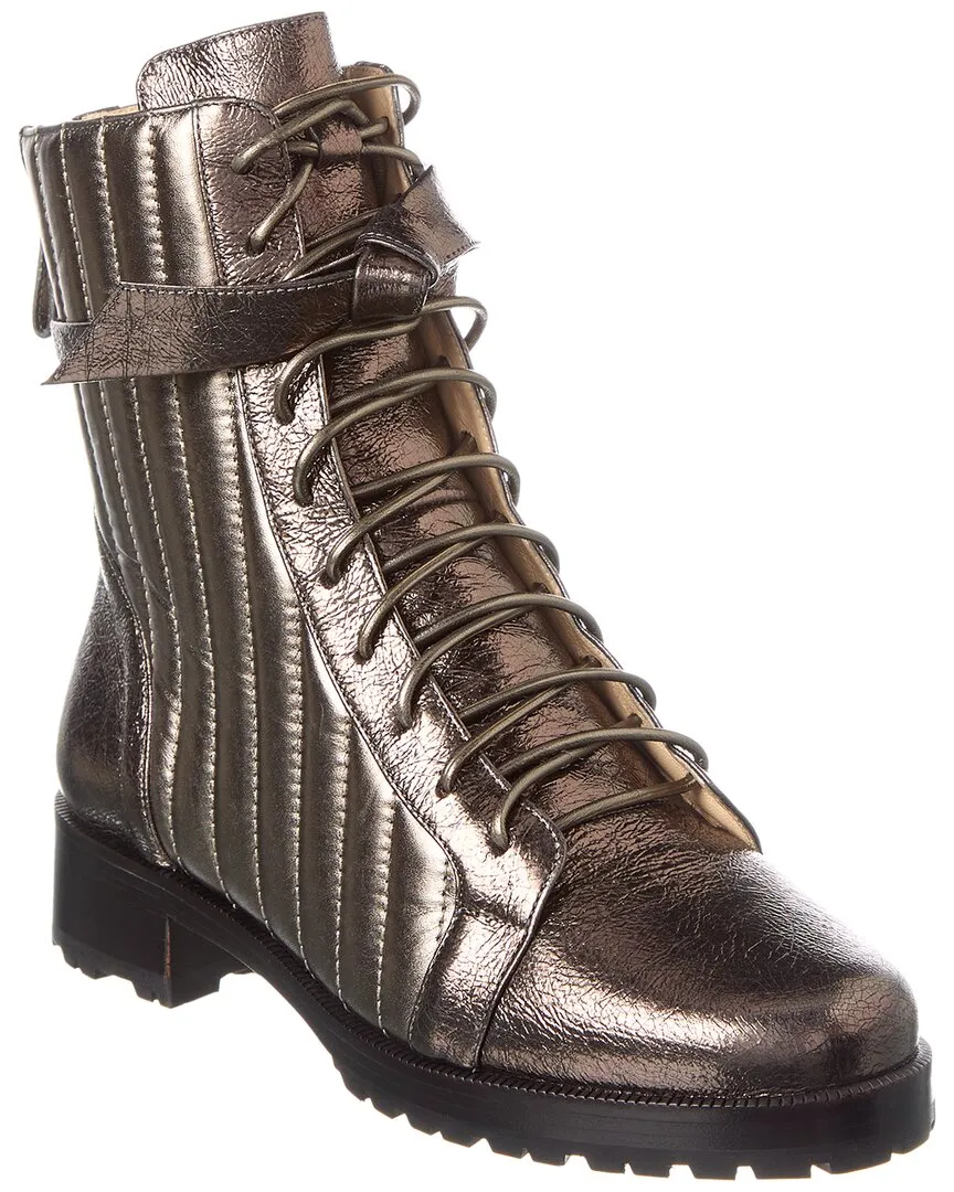Urban Utility Alexandre Birman Clarita Quilted Leather Combat Boot