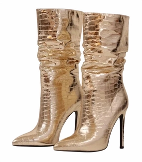 Construction Grade Comfortable Stride Women's 90210 Boots In Gold