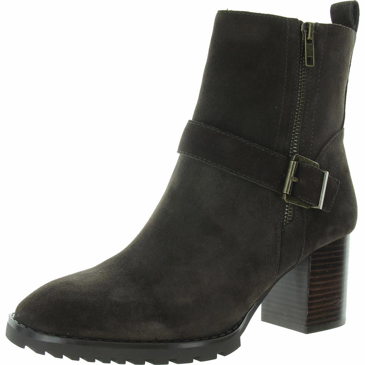 Talyn Womens Waterproof Suede Ankle Boots High Traction Outdoor Trek Low Profile Cold Climate