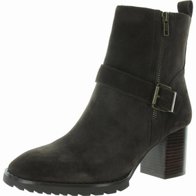 Talyn Womens Waterproof Suede Ankle Boots High Traction Outdoor Trek Low Profile Cold Climate