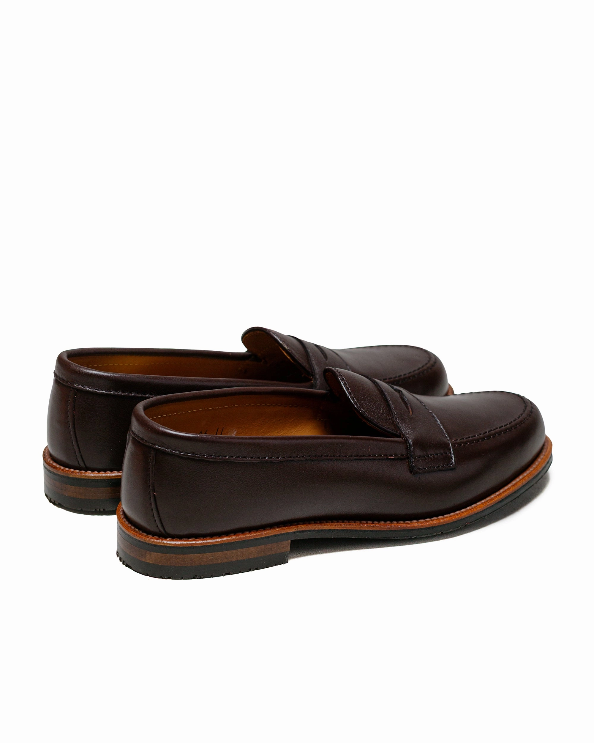 Heat Guard Alden Penny Loafer Brown Lady Calf D2203L