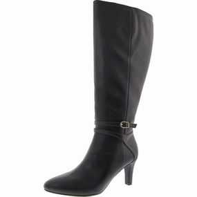 Non Marking Artisan Market Womens Wide Calf Faux Leather Knee-High Boots