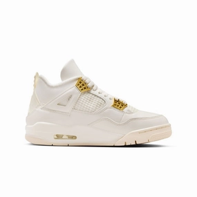 Signature Style Speed Performance Air Jordan 4 Retro "White and Gold"