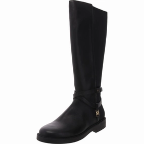 Travel purpose Street Utility Womens Leather Knee-High Boots