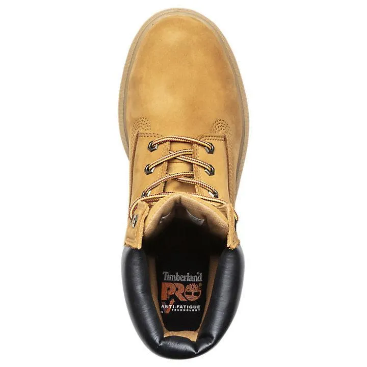 Protective Upper Weekend Wear Timberland Men's 65016 PRO?? Direct Attach 6"  Wheat Steel Toe Waterproof