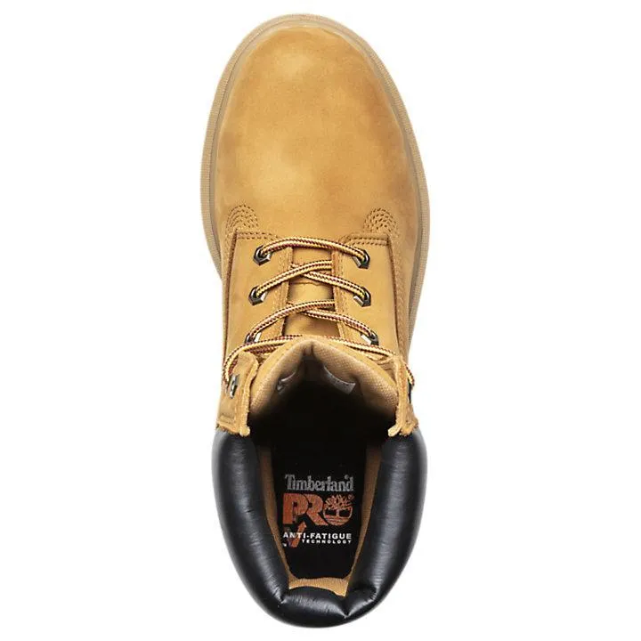 Lightweight Fit couple wear Timberland Men's 65030 PRO?? Direct Attach 6" Soft Toe Wheat Waterproof