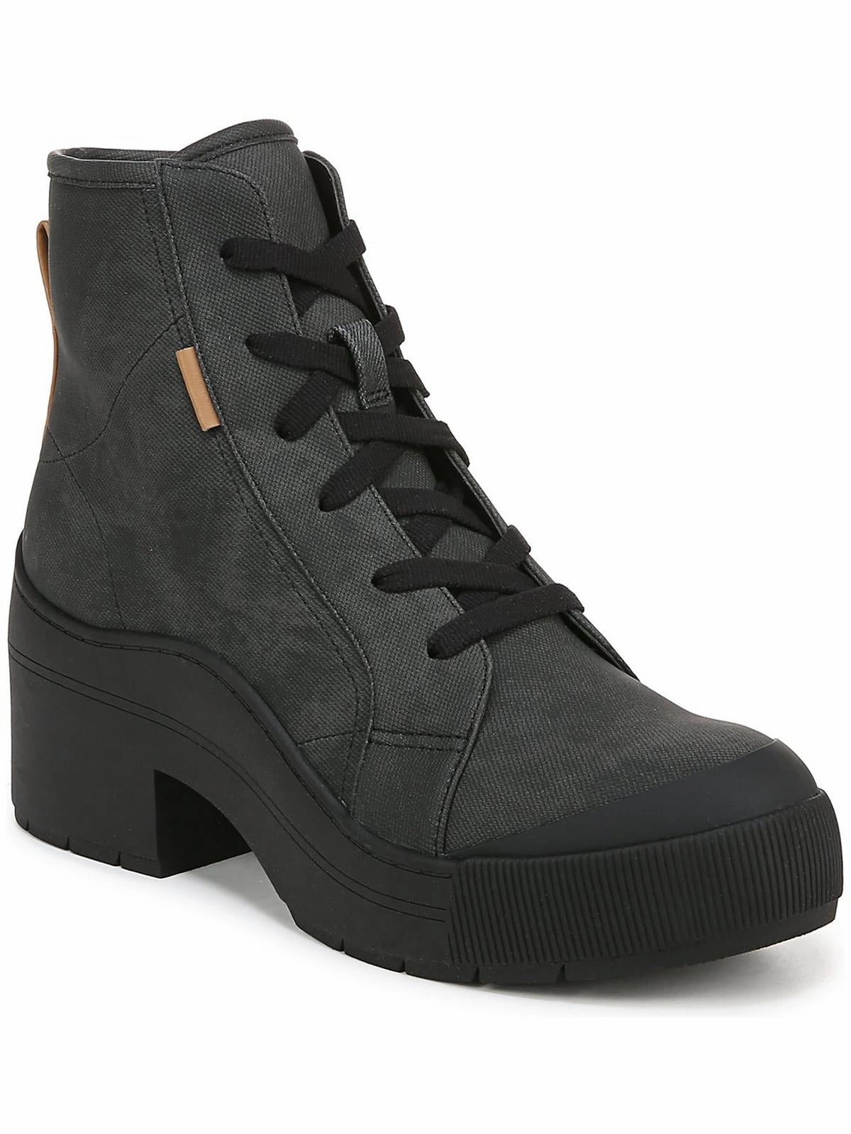 Time off Up Womens Lace-Up Side Zip Ankle Boots Art Gallery