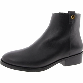 Layered Support Womens Logo Faux Leather Chelsea Boots