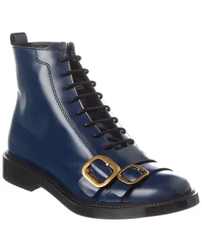 TOD??s Lace-Up Leather Boot Thermal Core Nature Lover Multi Purpose