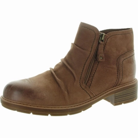 Robust Build Hearth Dove Womens Zipper Faux Leather Booties
