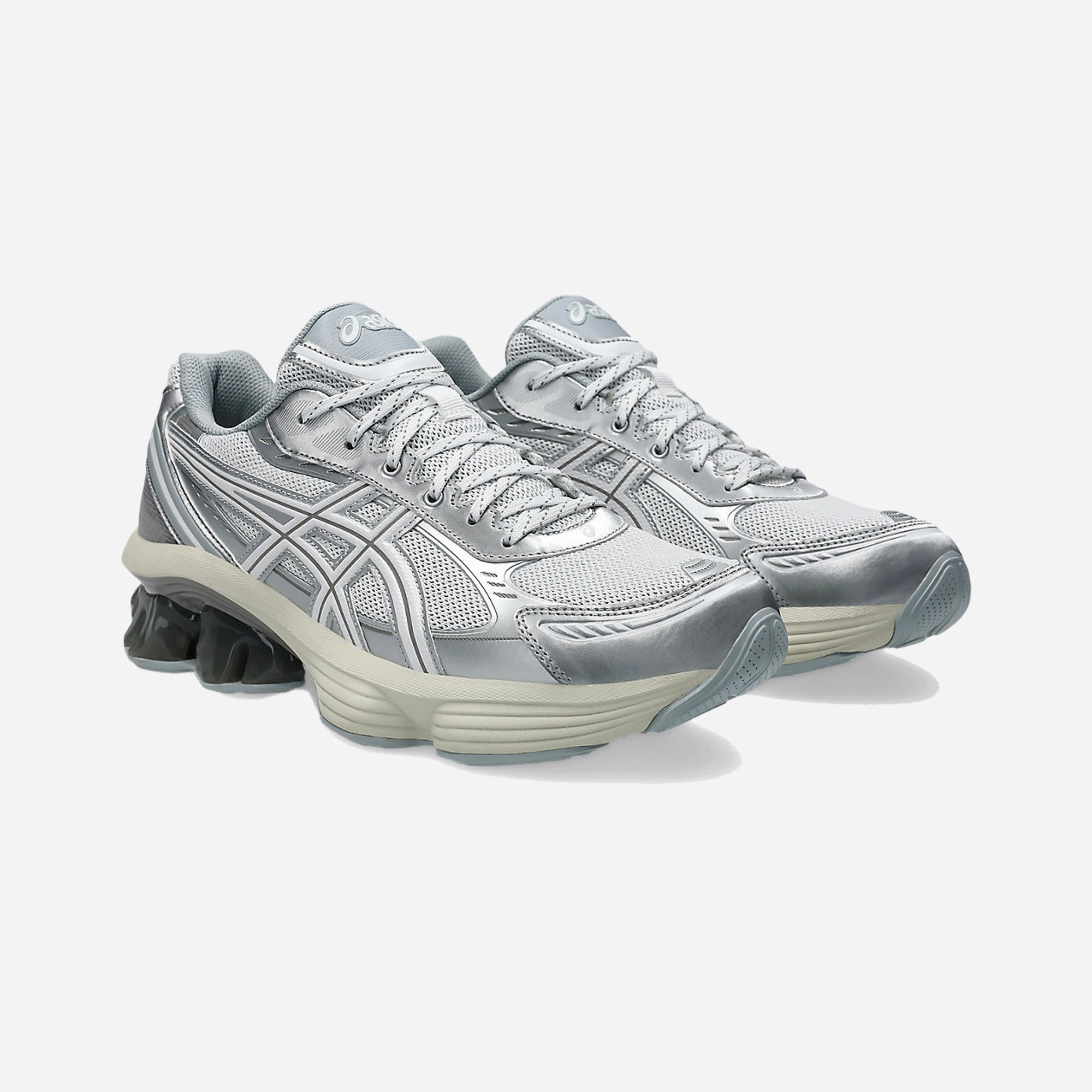 Adjustable lacing ASICS | GEL-KINETIC FLUENT { WHITE/WHITE