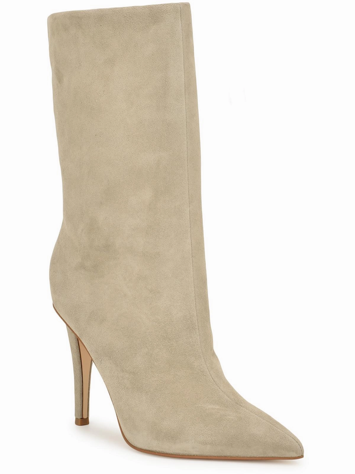 Premium Comfort Breathable Sole Womens Heels Pumps Mid-Calf Boots