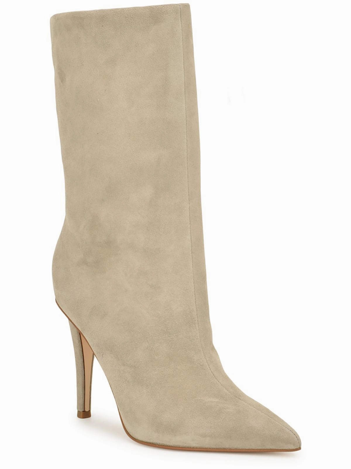 Low Maintenance Wedge Heel Womens Heels Pumps Mid-Calf Boots