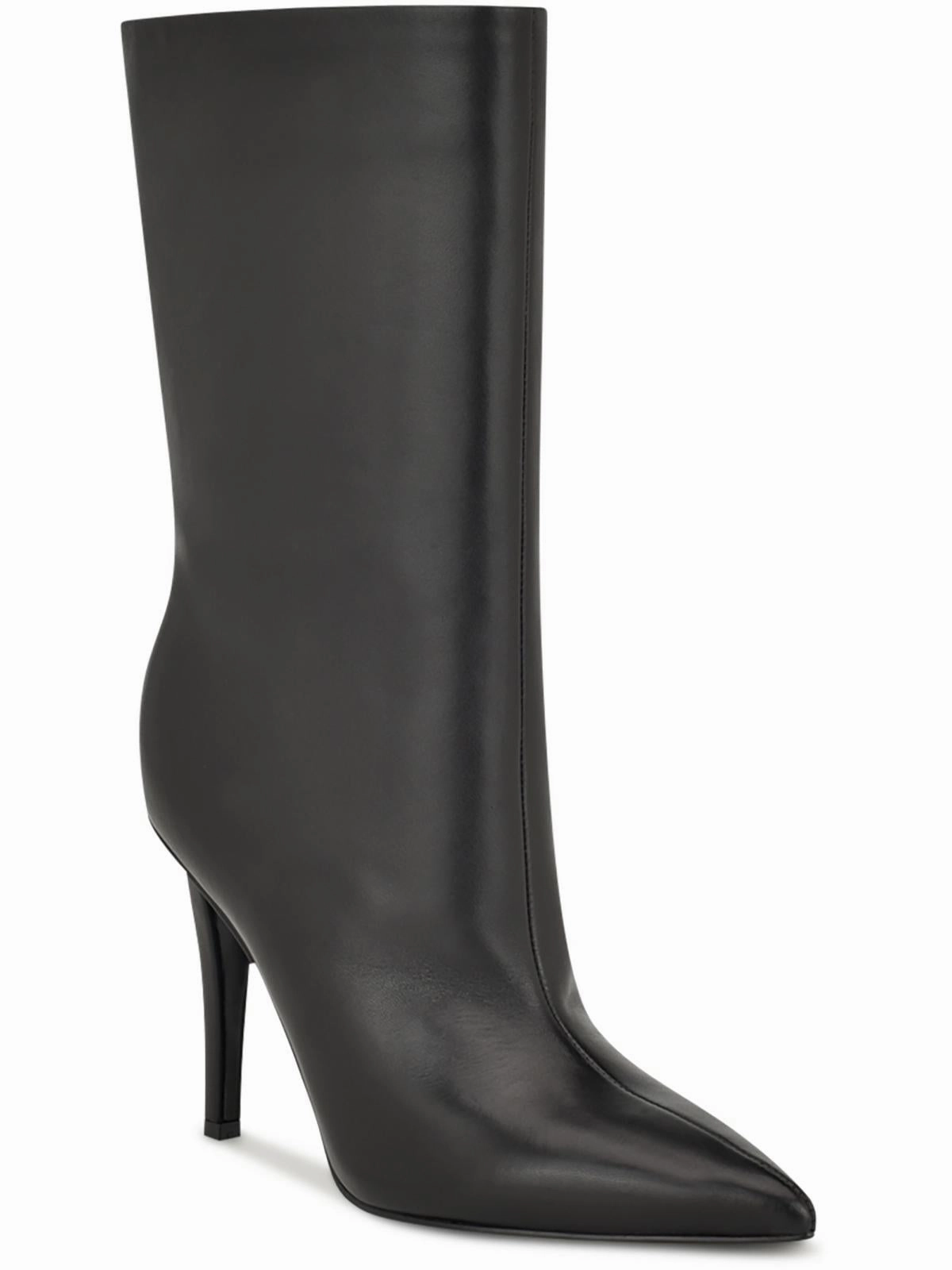 Womens Heels Pumps Mid-Calf Boots youth trend Cold Proof