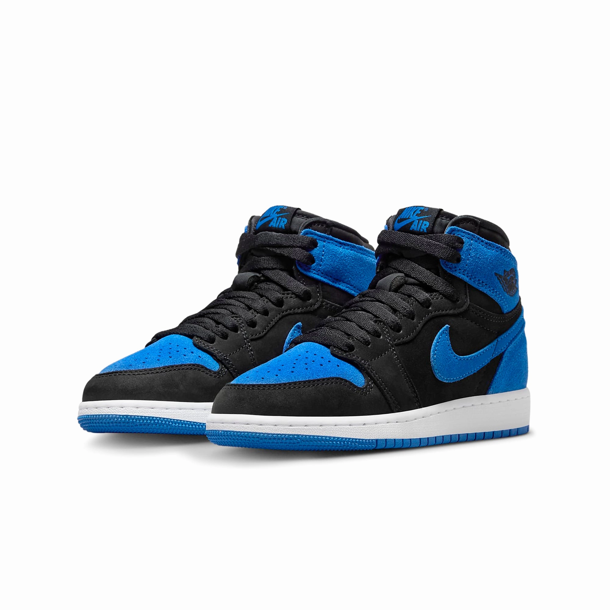 Sleek Comfort Air Jordan 1 High OG "Royal Reimagined" Grade School Kids FD1437-042