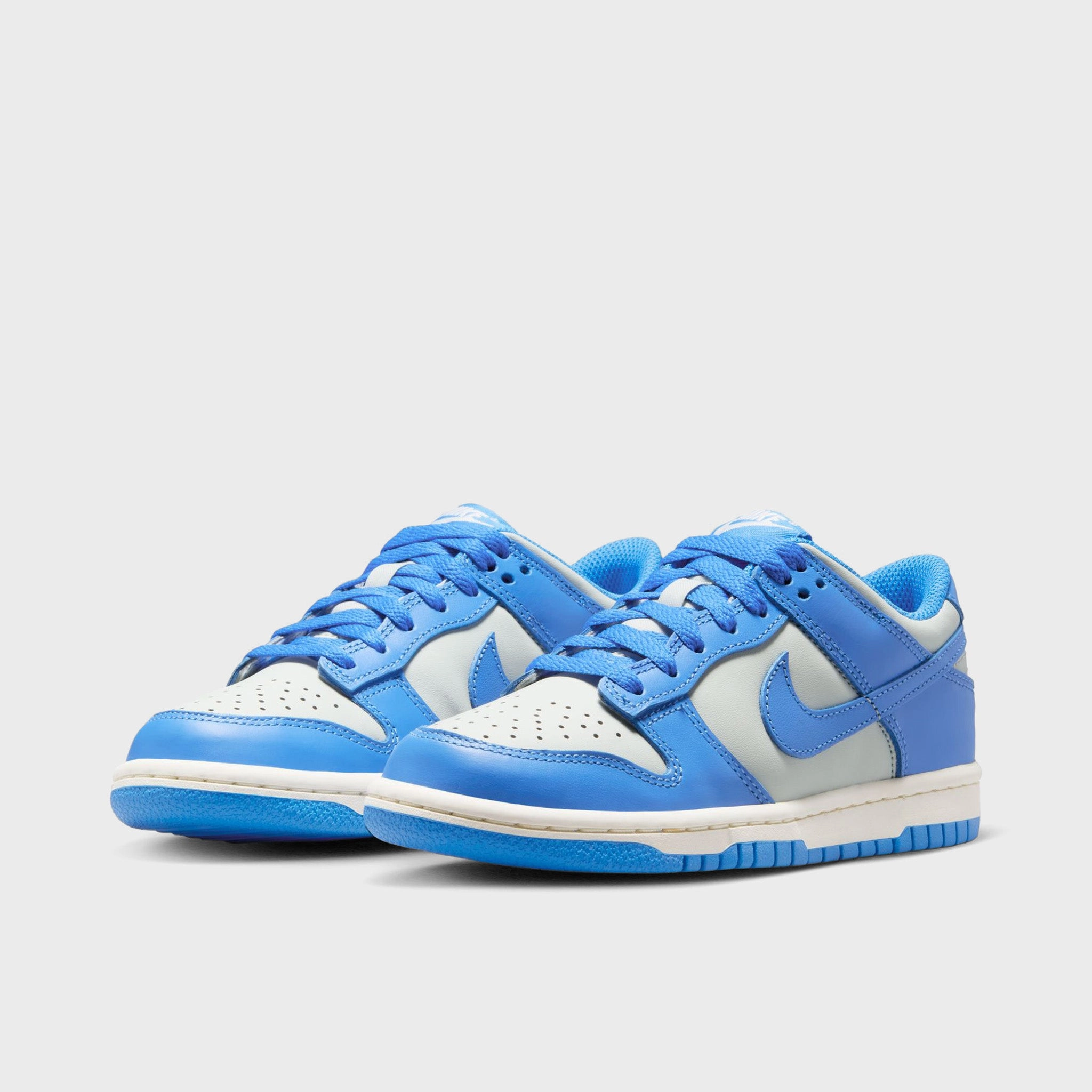Top Performance Nike Dunk Low GS Light Silver / Light Photo Blue - Sail