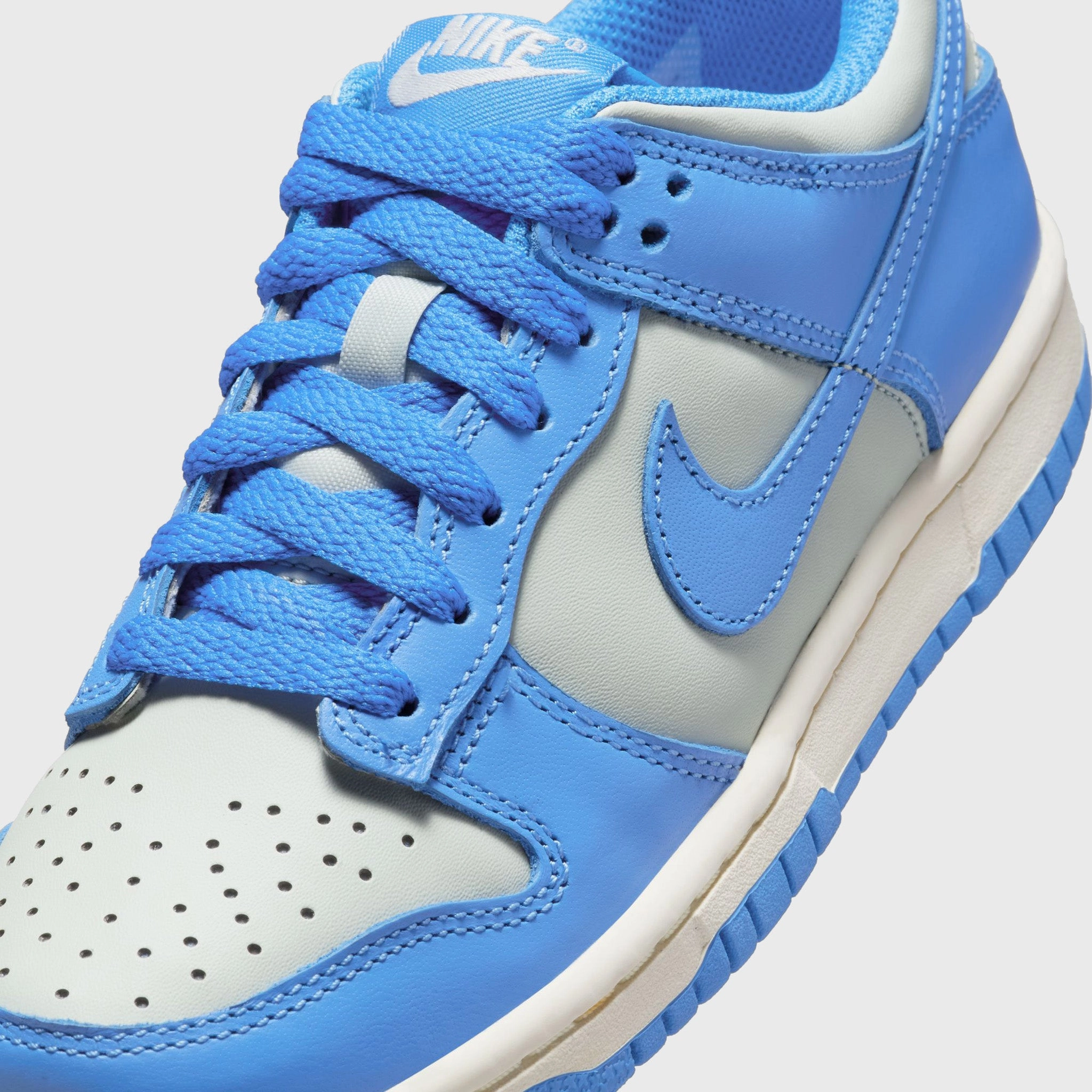 Dynamic Lacing Nike Dunk Low GS Light Silver / Light Photo Blue - Sail