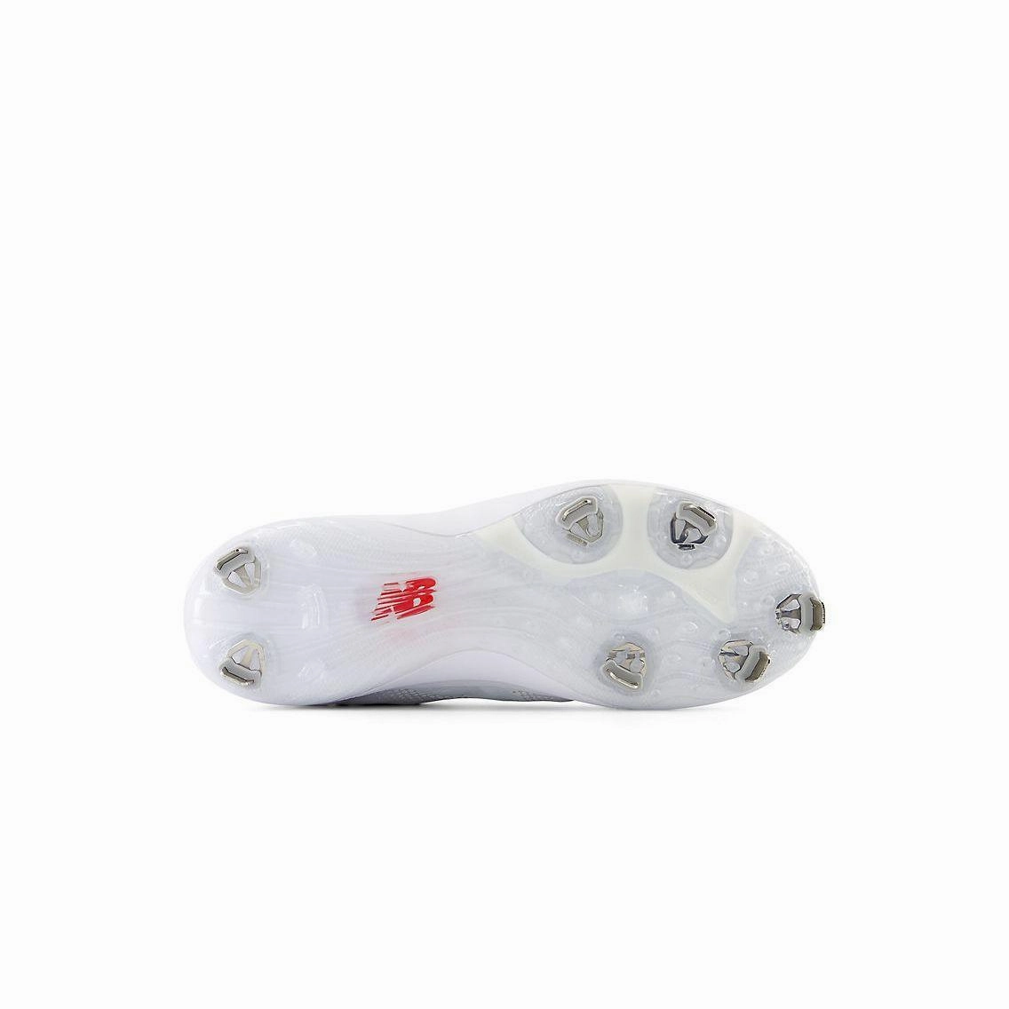 New Balance Men's FuelCell 4040 V7 Mid-Metal Baseball Cleats - White / Rain Cloud - M4040TW7 racing running footwear