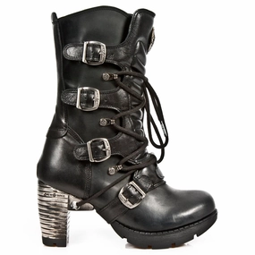Protective Finish Urban Commute TR003-S1 Platform Heel Rock Punk Boots Goth
