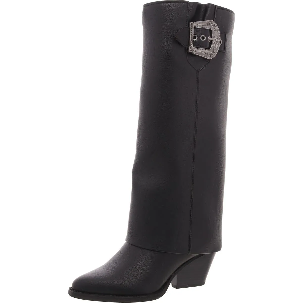Shock Absorbing Urban Commute Rowena Womens Faux Leather Knee-High Boots