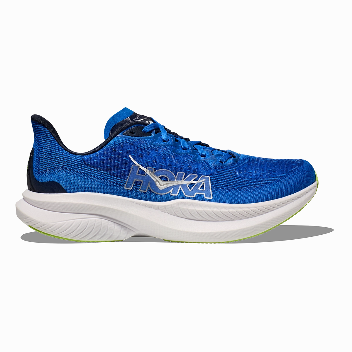 Hoka Mach 6 - Electric Cobalt - Varsity Navy special - edition running wear synthetic running shoes