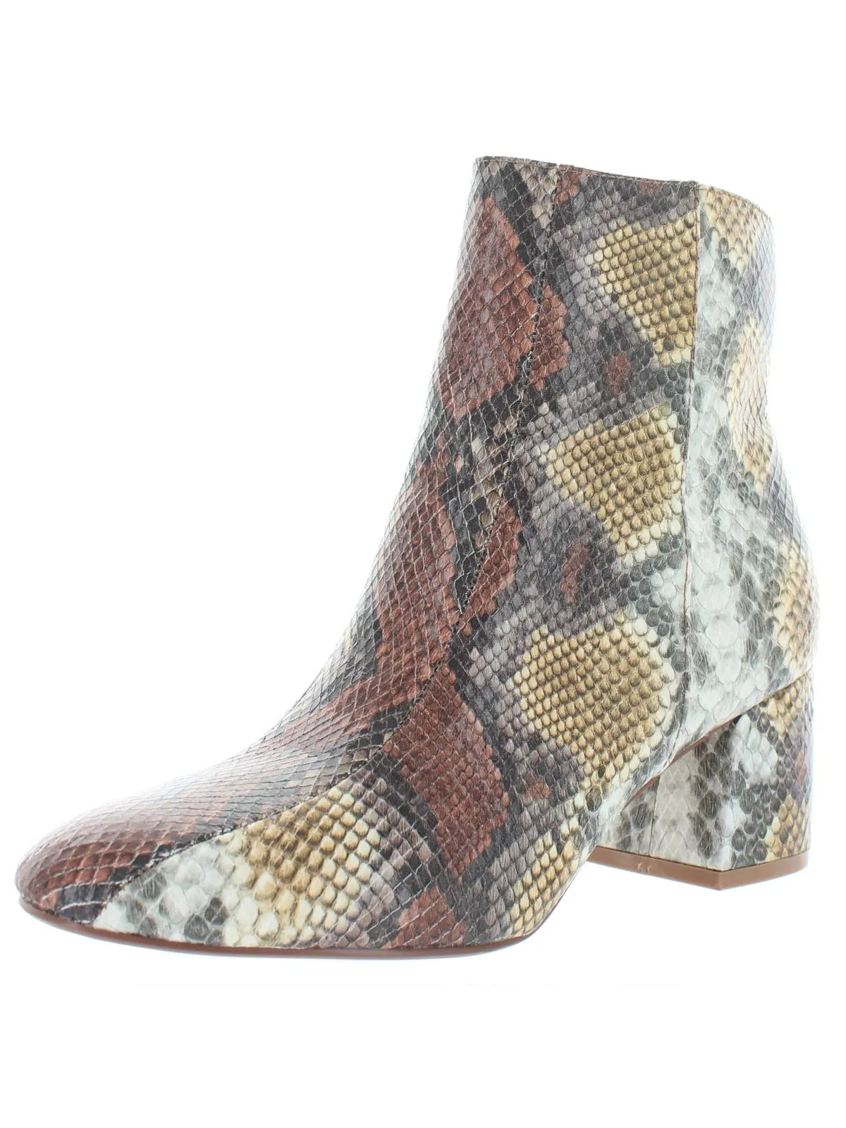 Crisp Lines Resort Mode Davinna Womens Block Heel Ankle Boots