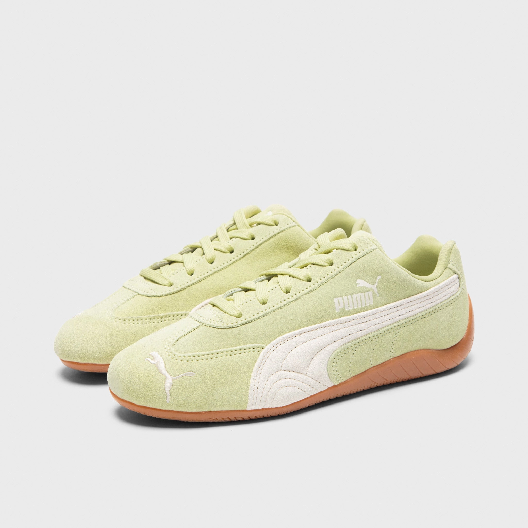 Waterproof Option PUMA Women's Speedcat OG Pistachio Green / Warm White