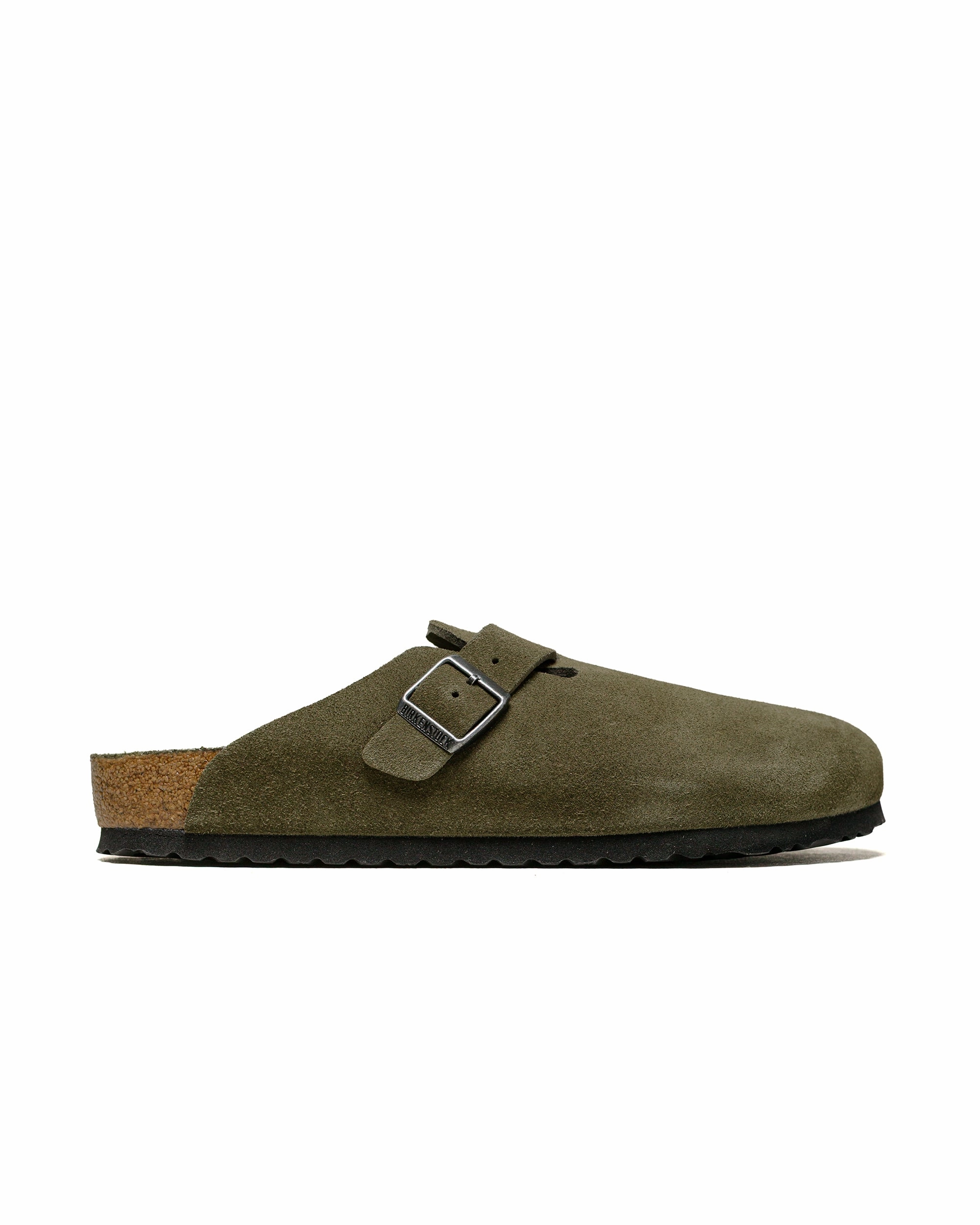Birkenstock Boston Thyme Tonal Suede Soft Neutral Mind Ease