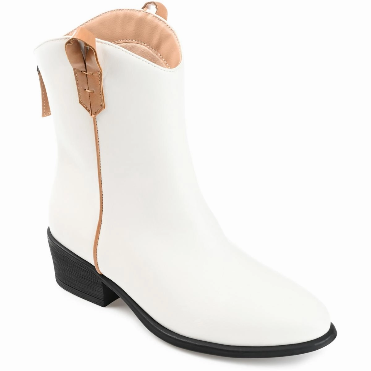 Feather Light Weather Resistant User Tough Novva Womens Zipper Faux Leather Mid-Calf Boots
