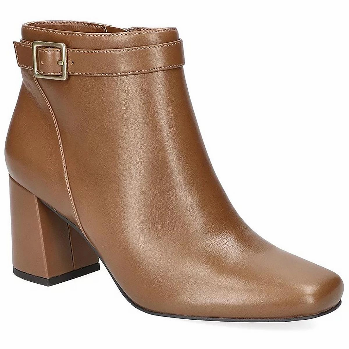 Winnipeg Womens Zipper Faux Leather Booties All Function Businessman