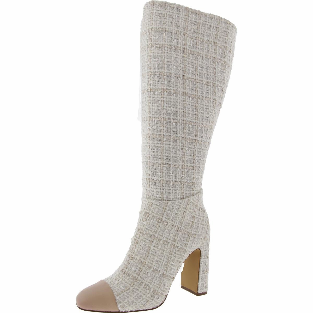 Womens Faux Leather Toe Cap Knee-High Boots Resilient Sole Adventure Wear