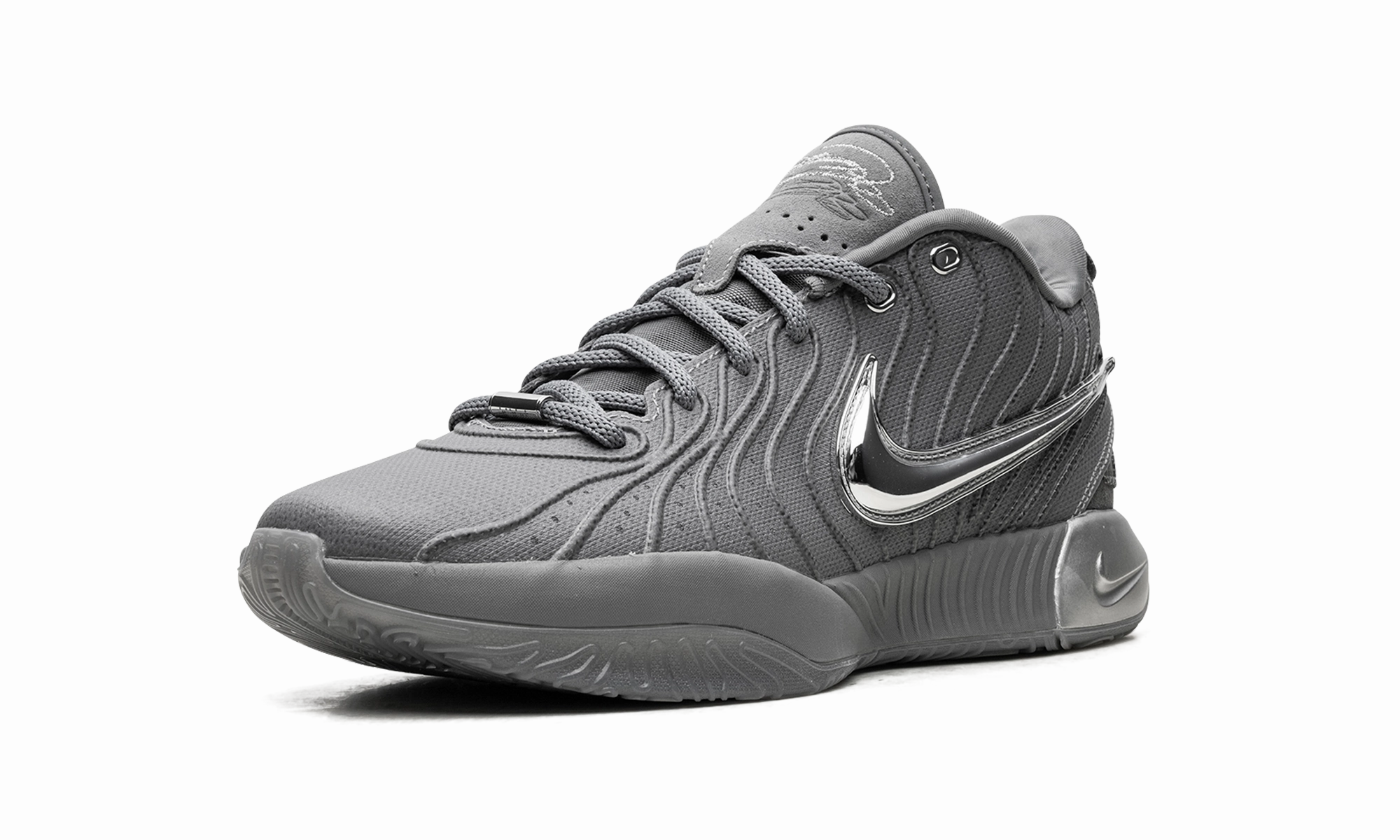 LeBron 21 "Cool Grey" Multi Layer Upper Weave Comfort Step