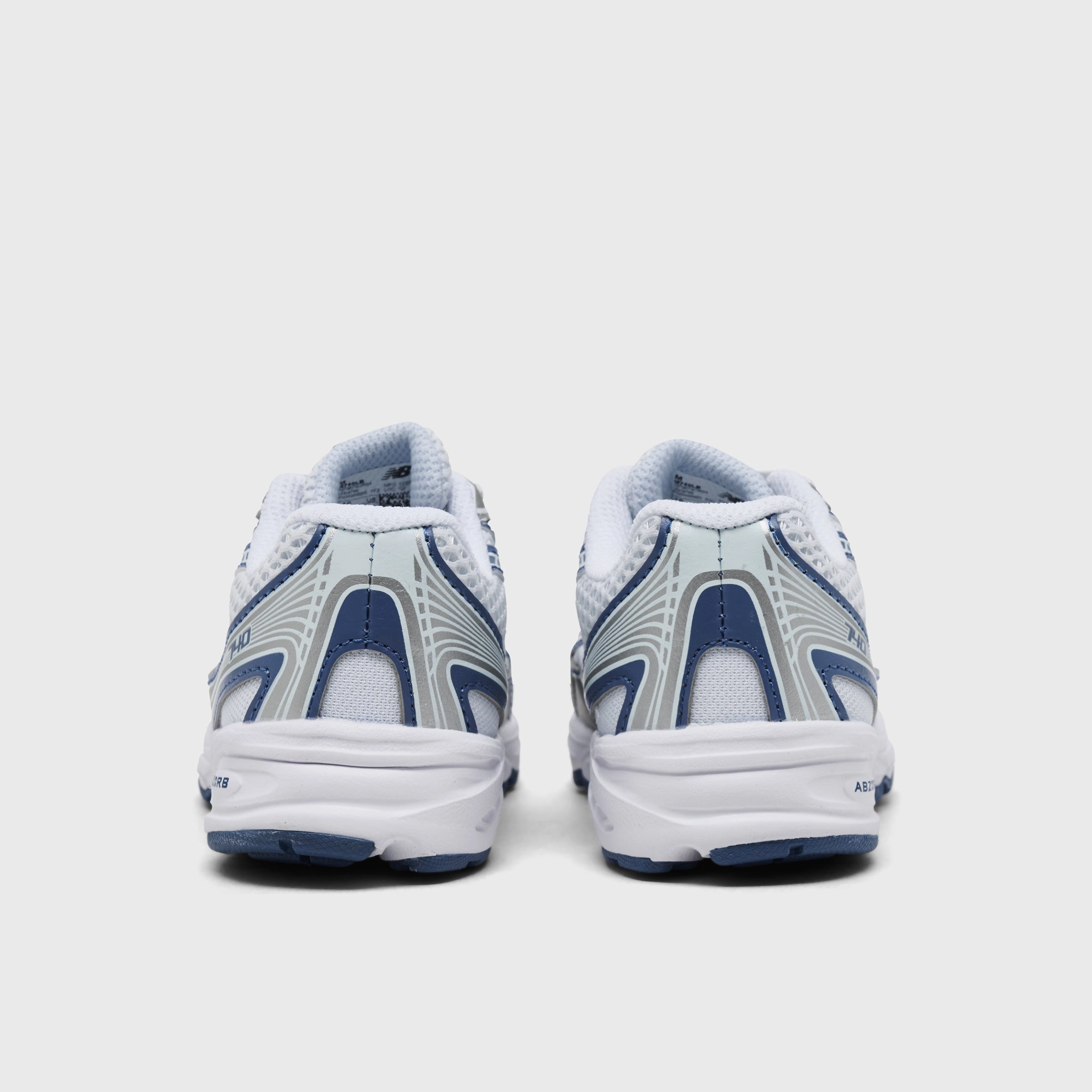 New Balance Infants' 740 White / Blue moisture - wicking insole shoes