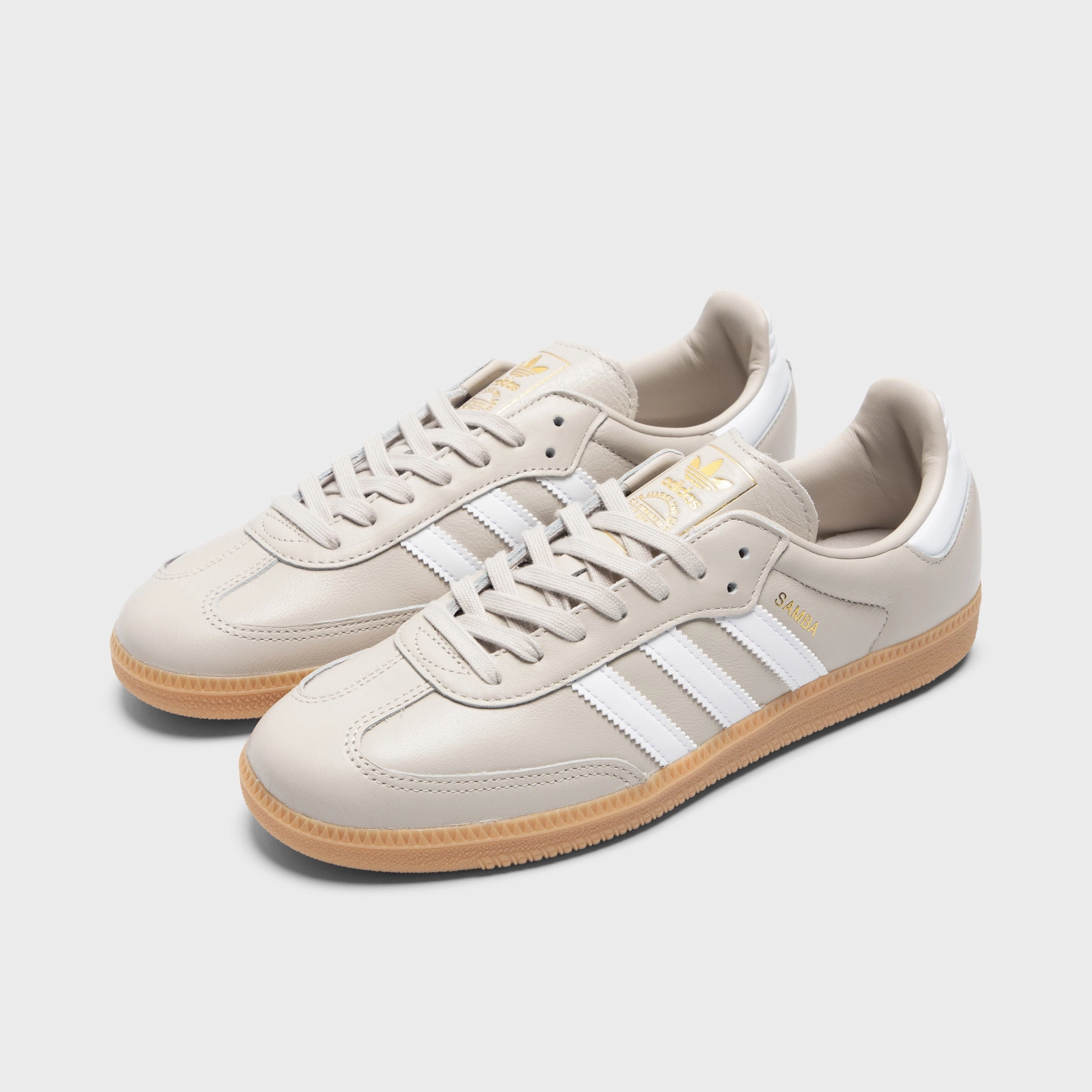 Indoor style Adidas Samba OG Alluminum / White - Gum