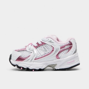 cushioning technology running during work breaks New Balance Infants' 530 White / Pink Sugar