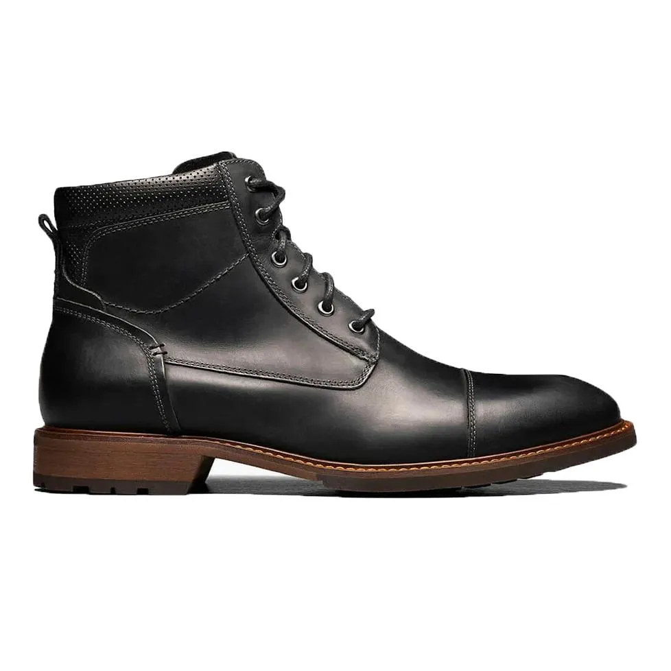 Artist Florsheim Men's Lodge Cap Boot Black