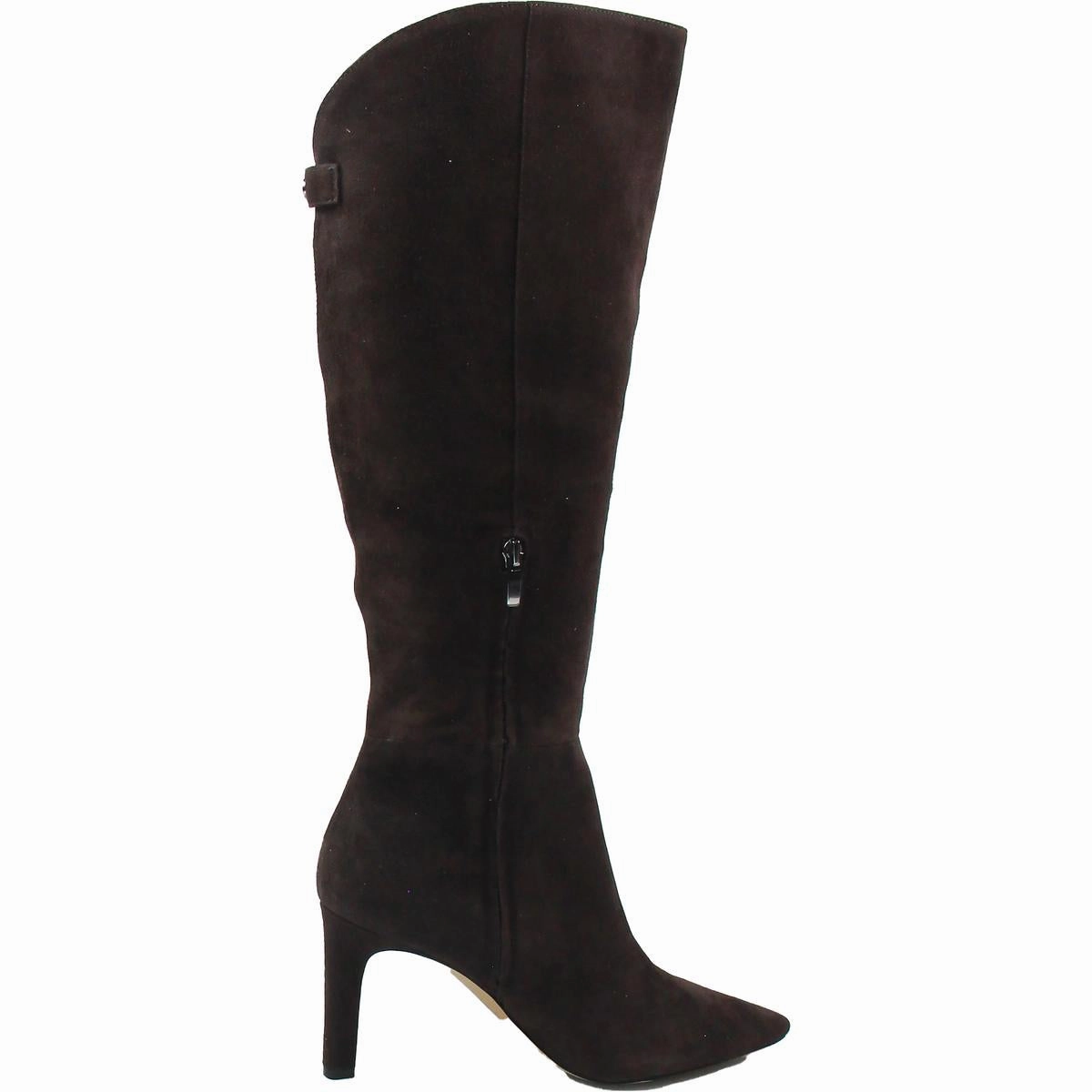 Good Traction compression Napts Womens Tall Faux Suede Knee-High Boots