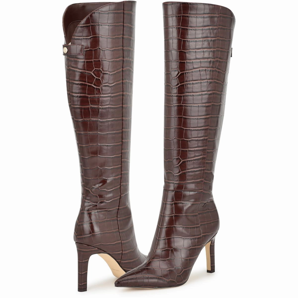 Motor Edge Napts Womens Tall Faux Suede Knee-High Boots