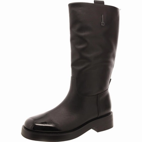 Machine washable quick-drying Trevi Womens Leather Tall Knee-High Boots