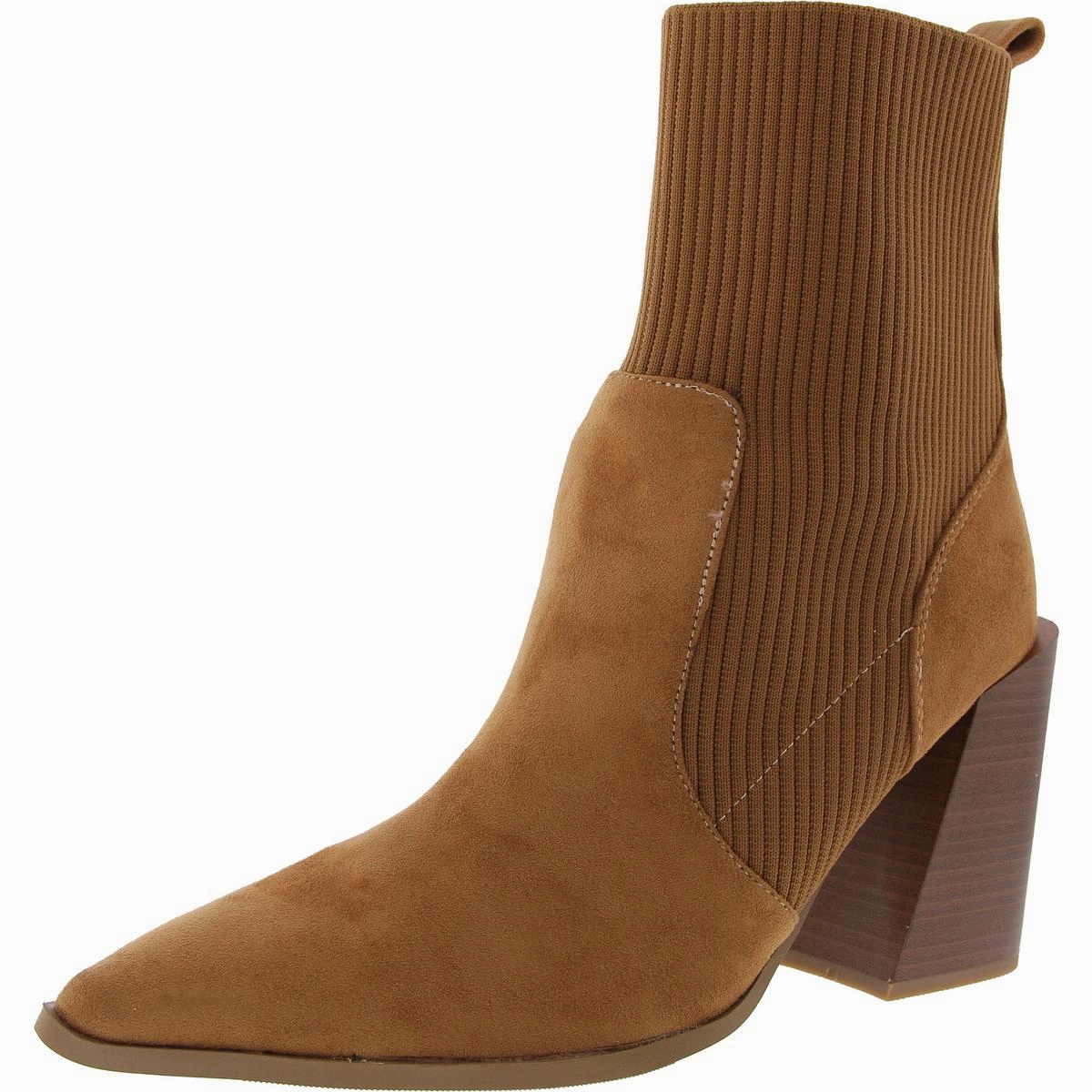 Trinityy Womens Zipper Manmade Mid-Calf Boots Natural Fit