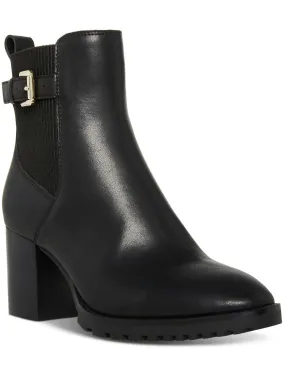 Triston Womens Block Heel Pointed Toe Ankle Boots Fashionable Design