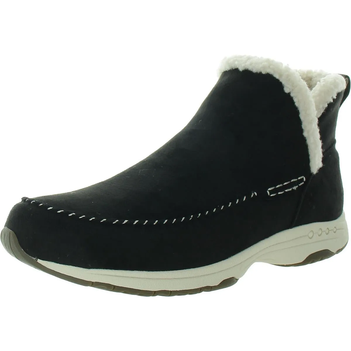Tuva 2 Womens Faux Fur Faux Suede Shearling Boots Quick Drying Cold Weather Commuter