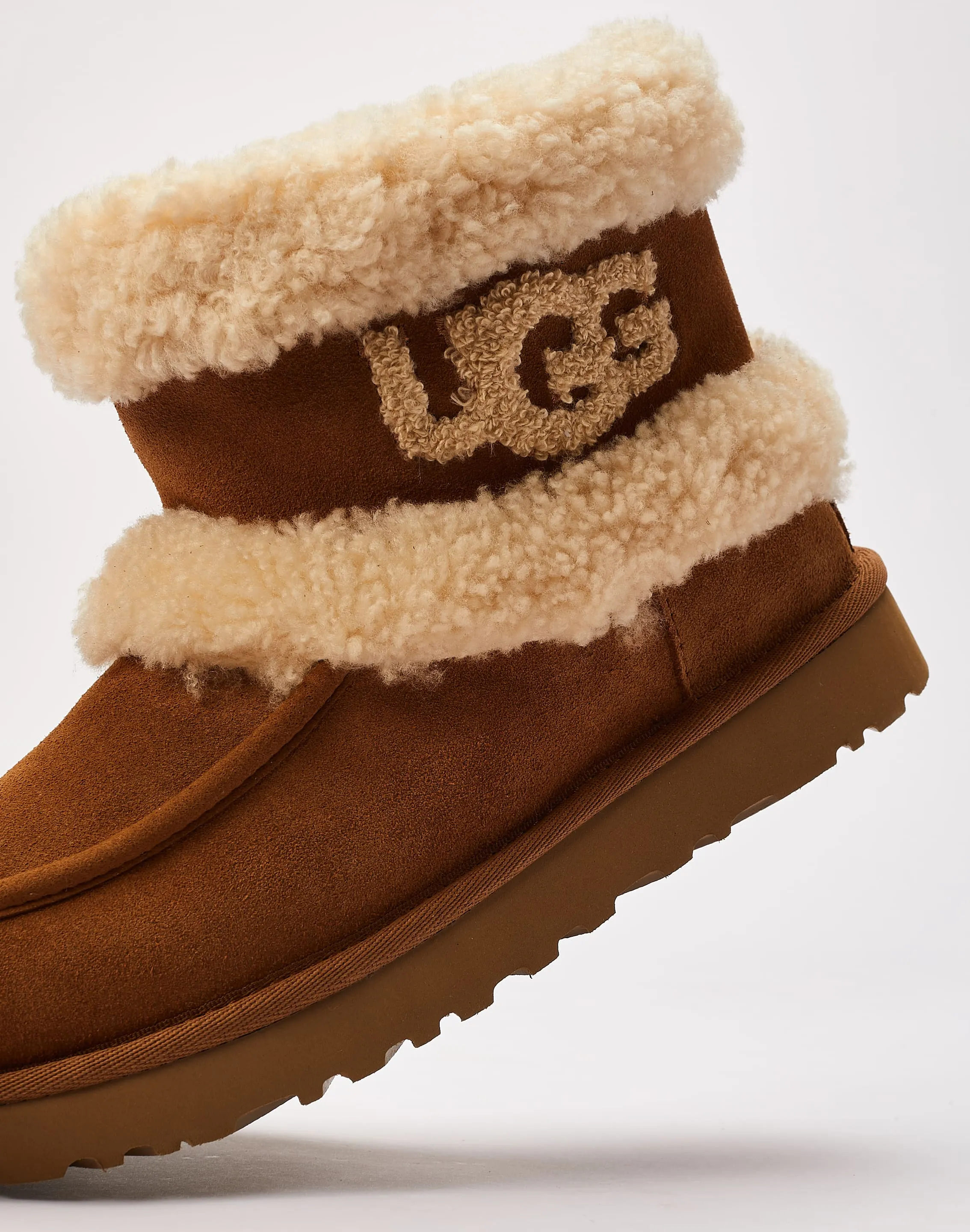 UGG Ultra Mini Fluff Boots Premium Leather Surfer
