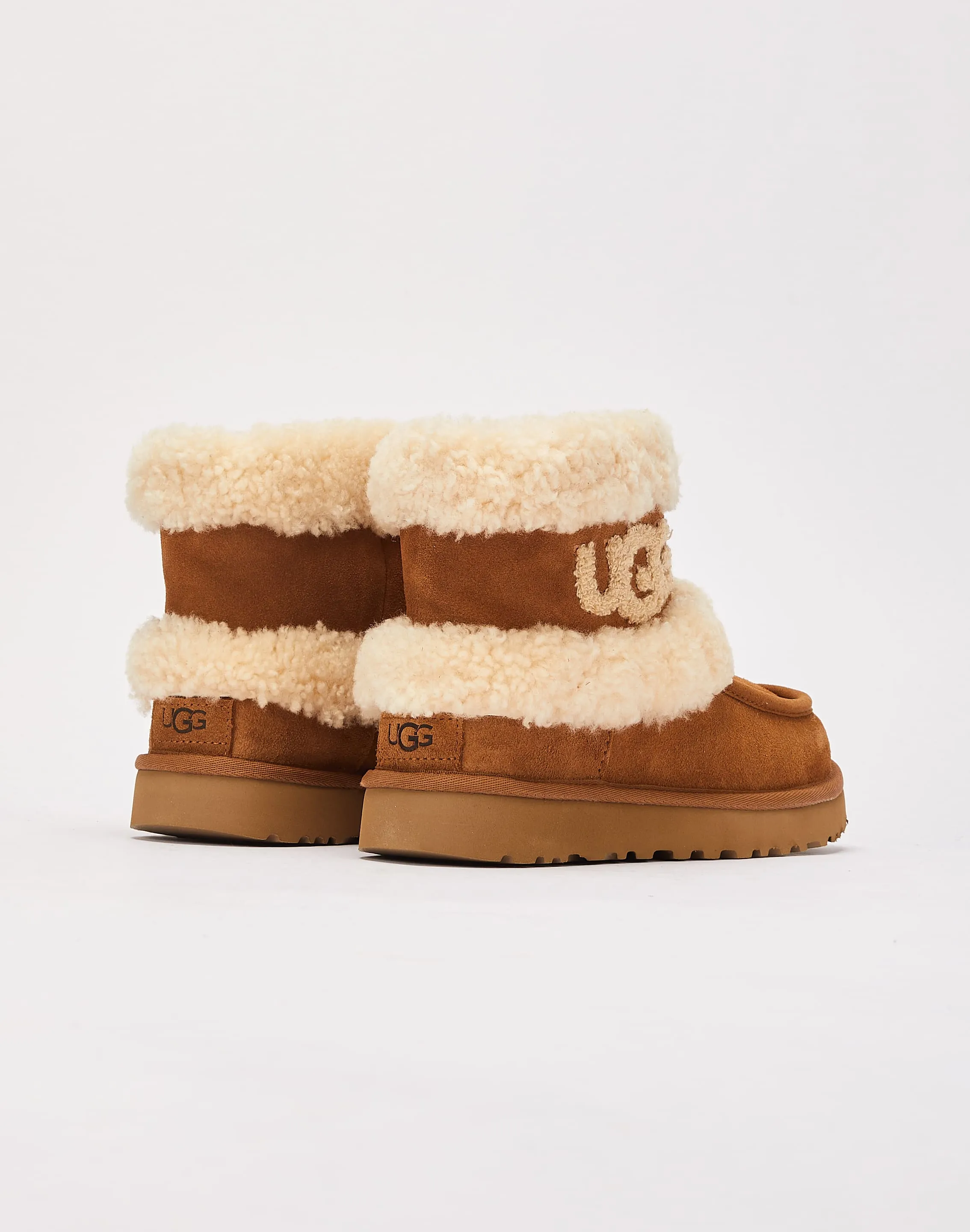 Supportive UGG Ultra Mini Fluff Boots
