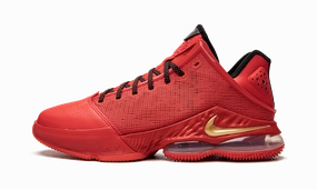 LeBron 19 Low "Light Crimson" Quick Agility Dynamic Cushioning Layer
