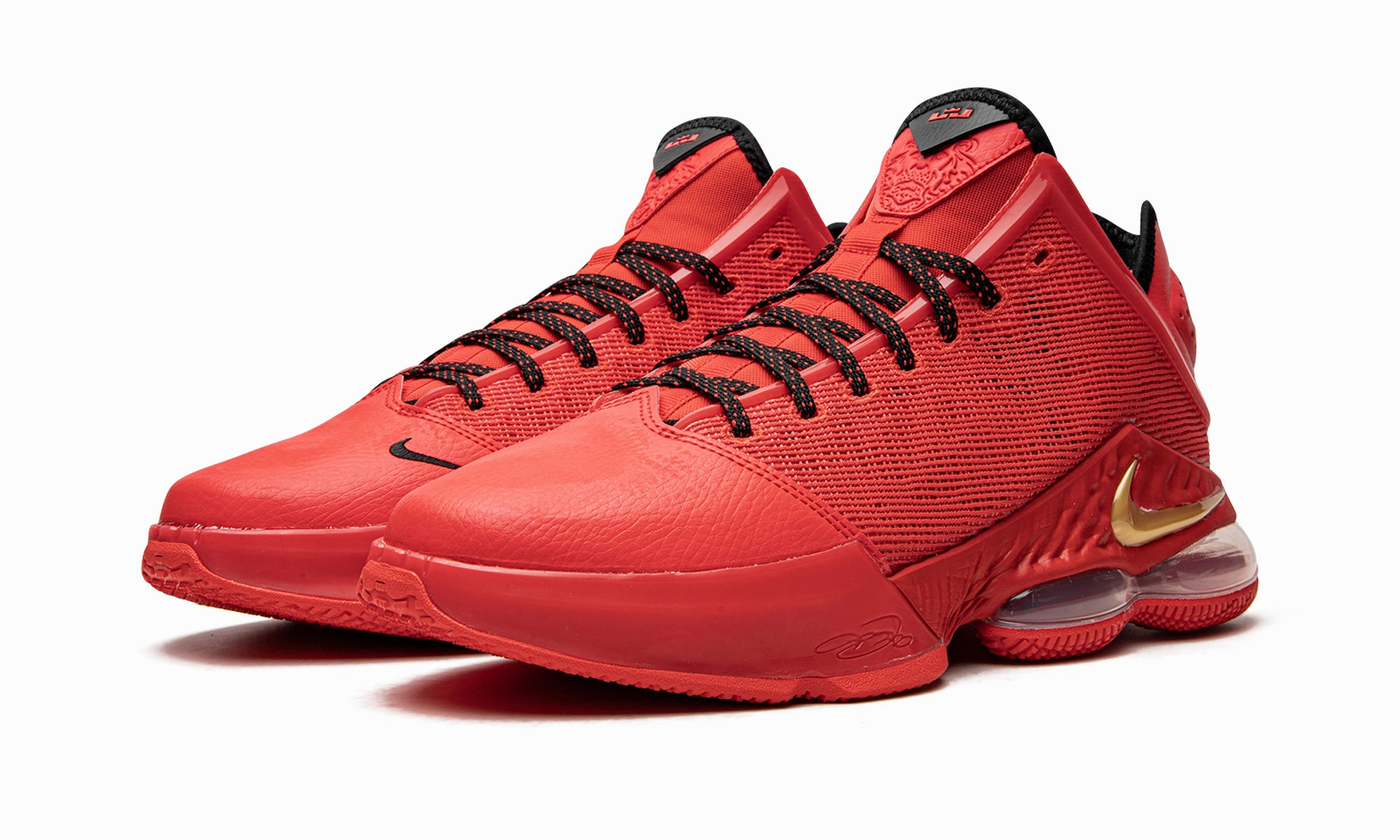 LeBron 19 Low "Light Crimson" FootbedCushion Snug Internal Sleeve